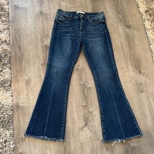 KanCan Dark Blue Flare Jeans